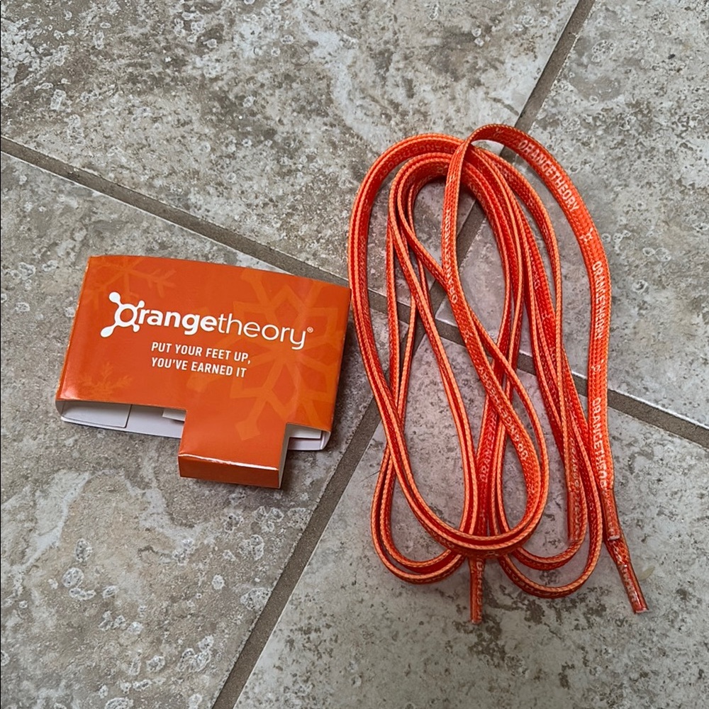 OrangeTheory Orange Shoelaces